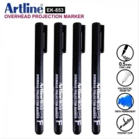 Spidol Permanen OHP / Spidol OHP Artline EK-853 Warna Hitam Tipe F